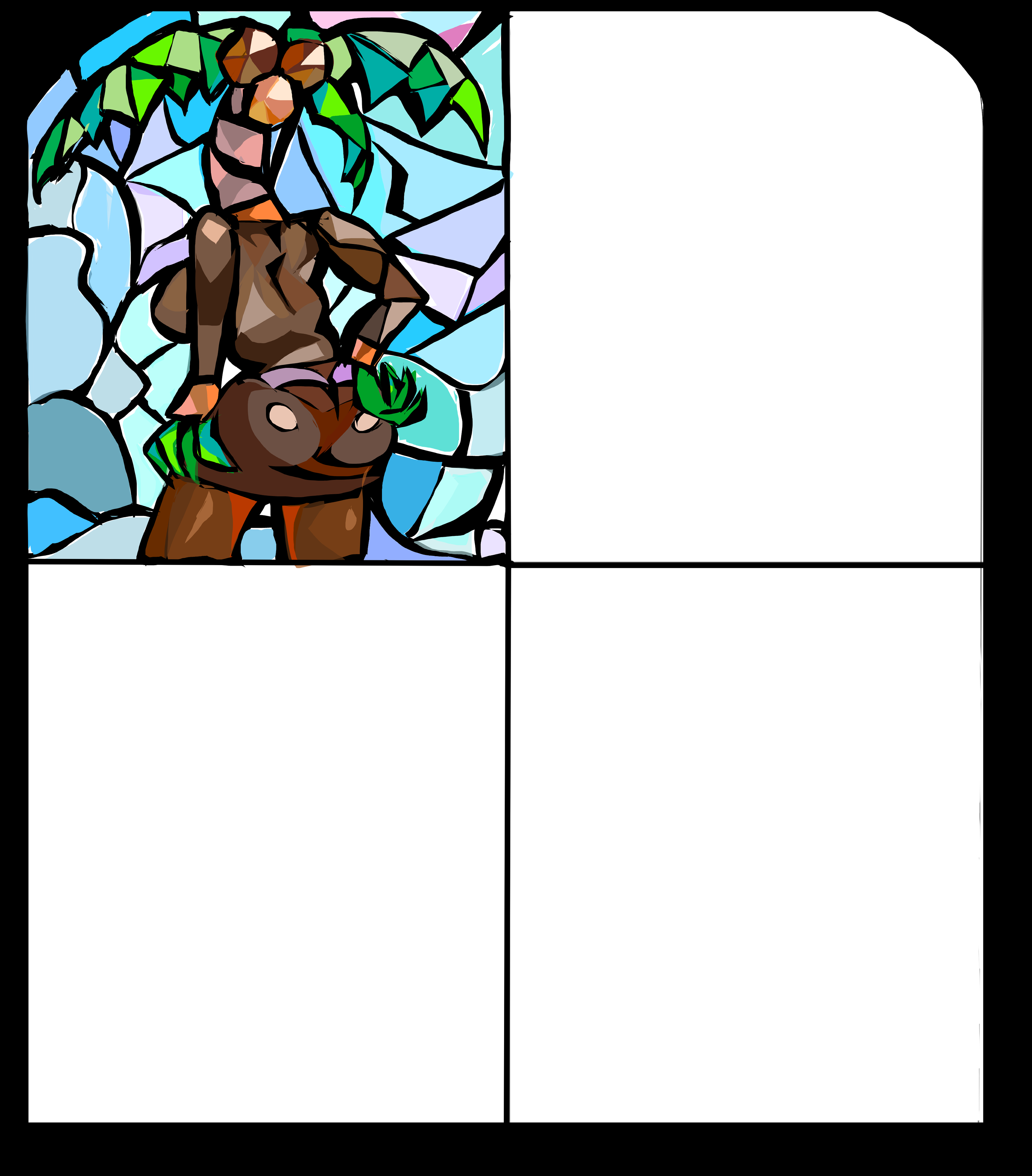 Lupus Stained Glass by lupus_323