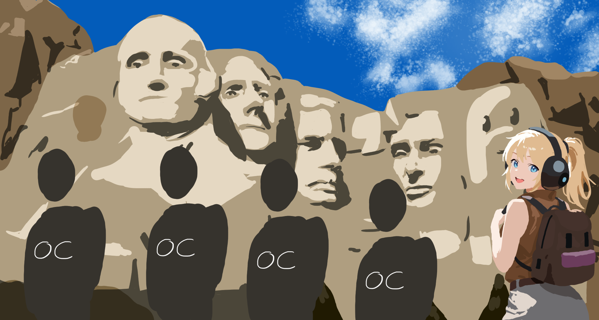 Mount Rushmore by maooooooopu