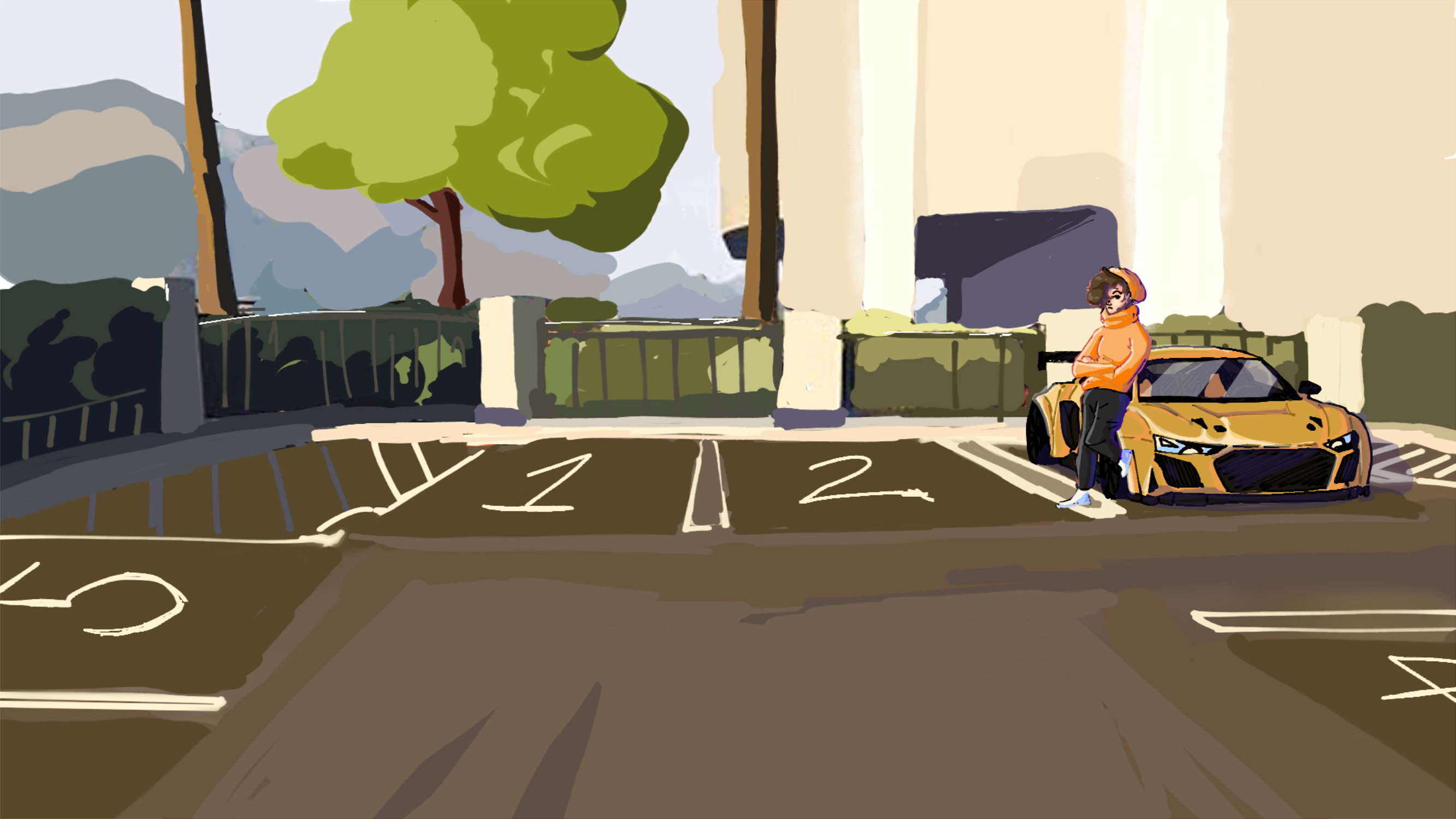 Parking lot by mrburgar